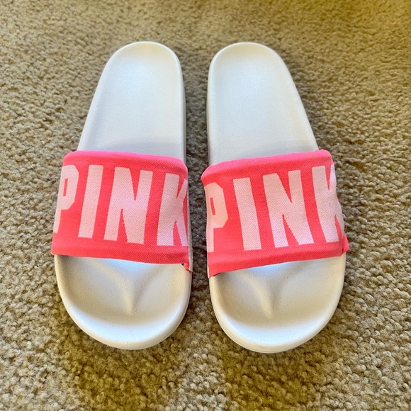 Victoria Secret Pink Seamless (Hot Pink ) Slides - Picture 5 of 14